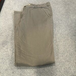 Adjustable waist Gray Chino Pants